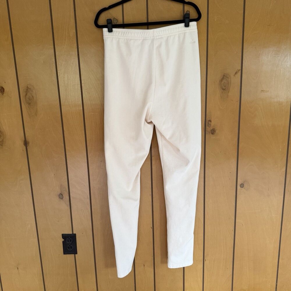 adidas IVY PARK Snap Sweatpants Beyonce Ivory Maroon Striped Track Pant Womens L - Picture 8 of 16